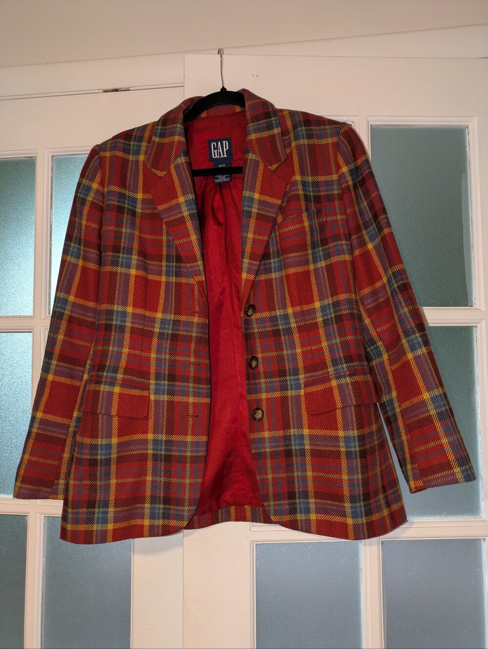 Vintage Gap Blazer In Plaid